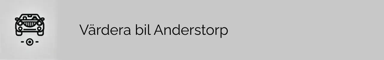 Värdera bil Anderstorp